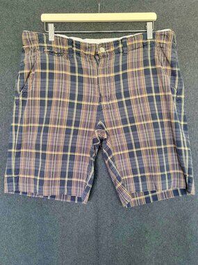 VTG Polo Ralph Lauren Plaid Cotton Chino Shorts Men’s 36 Golf Pickle Ball